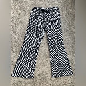 Very soft black and white checkered pajama pants brand new!